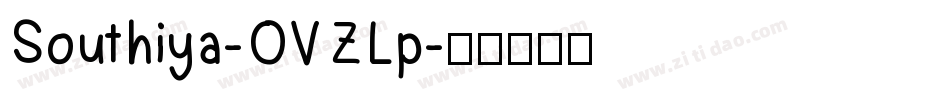 Southiya-OVZLp字体转换