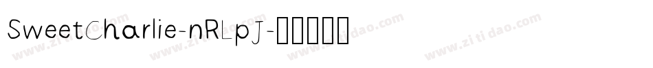 SweetCharlie-nRLpJ字体转换