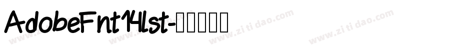 AdobeFnt14lst字体转换