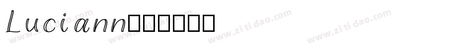 Luciann字体转换
