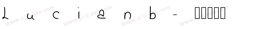 Lucianb字体转换