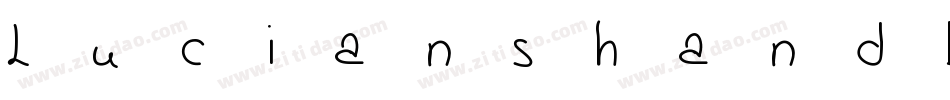 Lucianshandbitmap-GxjZ字体转换