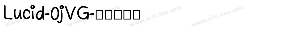 Lucid-0jVG字体转换