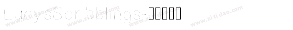 LucysScribblings字体转换