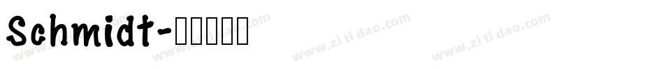Schmidt字体转换