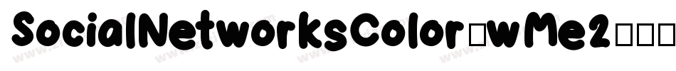 SocialNetworksColor-wMe2字体转换