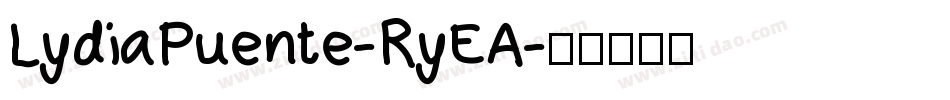 LydiaPuente-RyEA字体转换