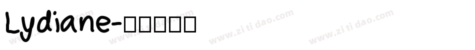 Lydiane字体转换