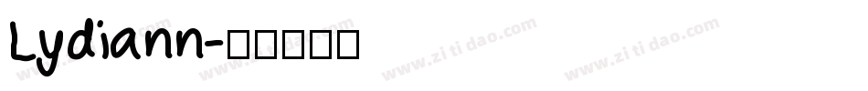 Lydiann字体转换