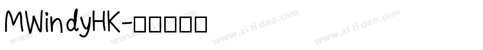 MWindyHK字体转换