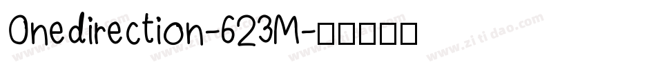 Onedirection-623M字体转换
