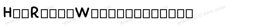 HamRadioWorking字体转换