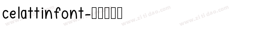 celattinfont字体转换
