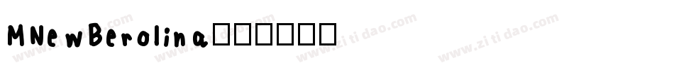 MNewBerolina字体转换