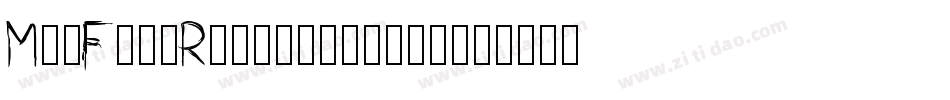 MagFontRegular-3x0p字体转换