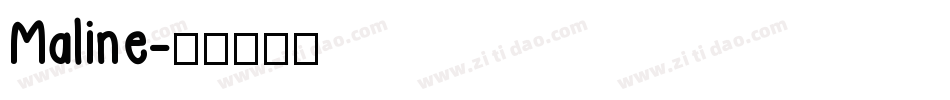 Maline字体转换
