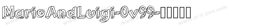 MarioAndLuigi-0v99字体转换