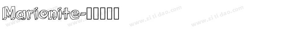 Marionite字体转换