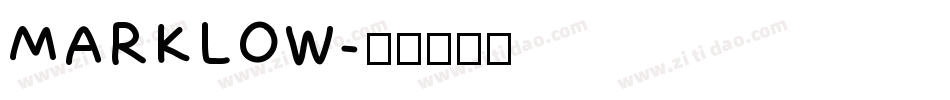 MARKLOW字体转换