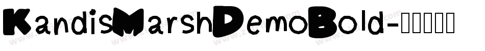 KandisMarshDemoBold字体转换