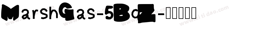 MarshGas-5BqZ字体转换