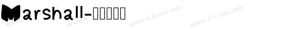 Marshall字体转换