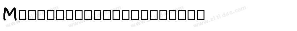 MataCondBd-Bold字体转换