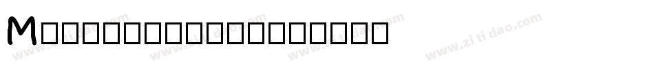 MataCondBold字体转换