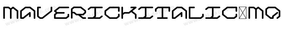 MaverickItalic-MqKP字体转换