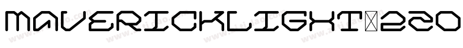 MaverickLight-2zoo字体转换