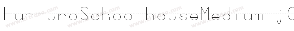 FunEuroSchoolhouseMedium-jGvO字体转换
