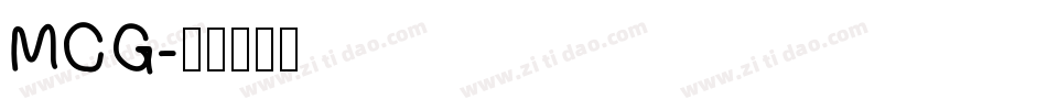 MCG字体转换