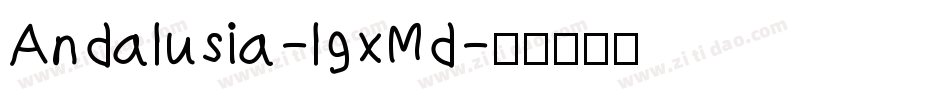 Andalusia-lgxMd字体转换
