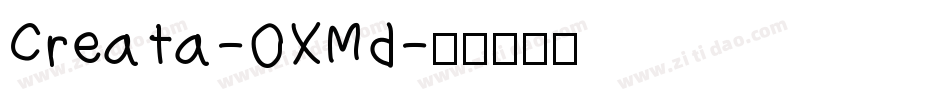 Creata-OXMd字体转换