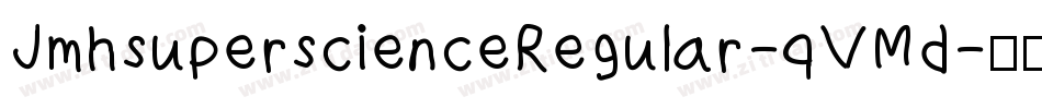 JmhsuperscienceRegular-qVMd字体转换