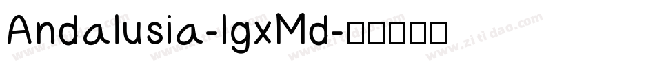 Andalusia-lgxMd字体转换