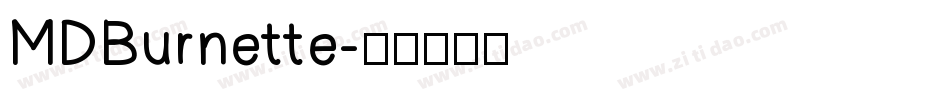 MDBurnette字体转换