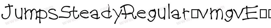 JumpsSteadyRegular-vmgvE字体转换