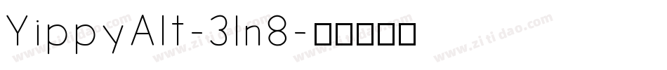 YippyAlt-31n8字体转换