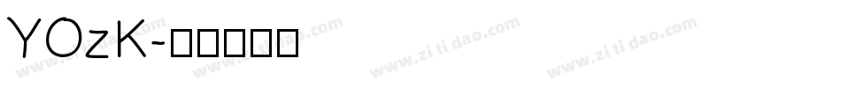 YOzK字体转换