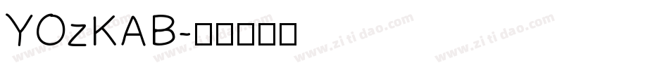 YOzKAB字体转换