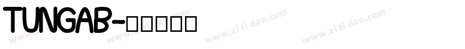 TUNGAB字体转换