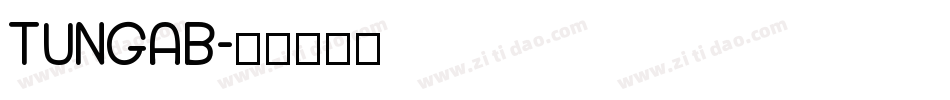 TUNGAB字体转换