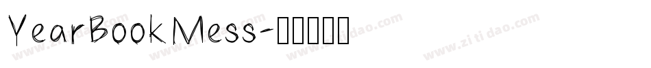 YearBookMess字体转换