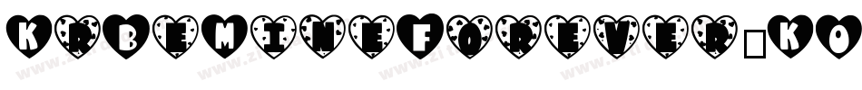KrBeMineForever-K0lW字体转换