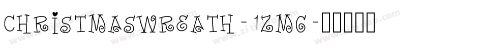 Christmaswreath-1ZMg字体转换