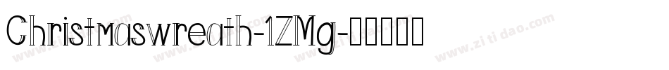 Christmaswreath-1ZMg字体转换