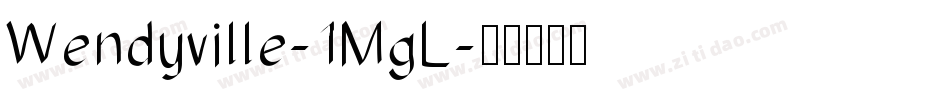 Wendyville-1MgL字体转换