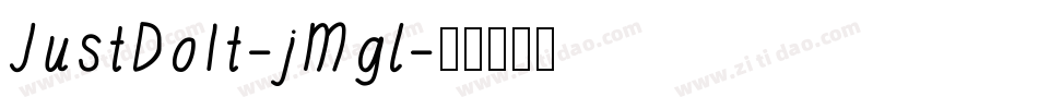 JustDoIt-jMgl字体转换
