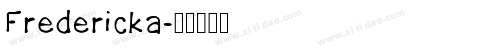 Fredericka字体转换